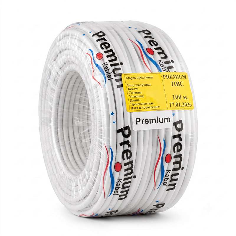 КАБЕЛЬ PREMIUM KABLO МЕДНЫЙ ГИБКИЙ ПВС 2Х2,5ММ 1М