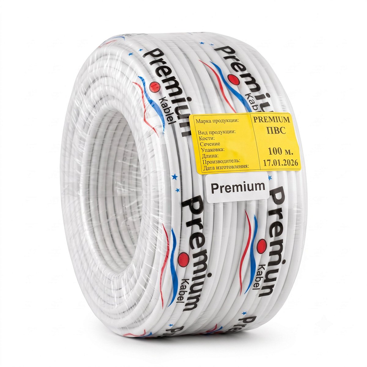 КАБЕЛЬ PREMIUM KABLO МЕДНЫЙ ГИБКИЙ ПВС 2Х2,5ММ 1М